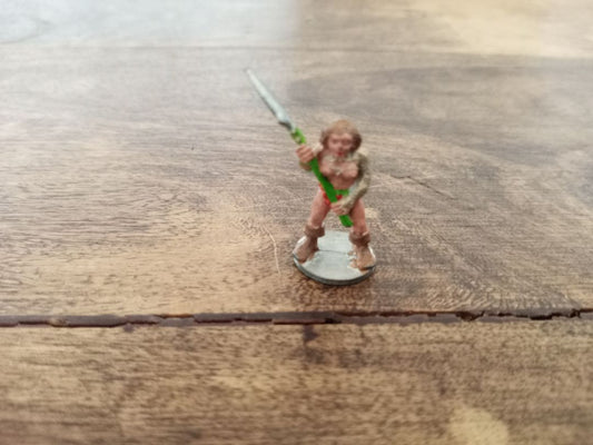 Female Warrior With Spear Metal Miniatures