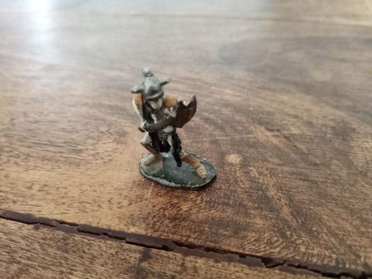 Prince August Skeleton With Sword and Shield Metal Miniatures