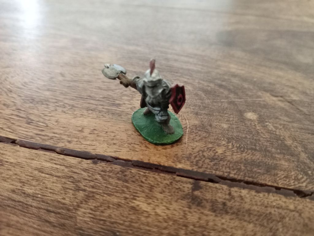 Prince August Dwarf With Platemail & Axe Metal Mithril Miniatures
