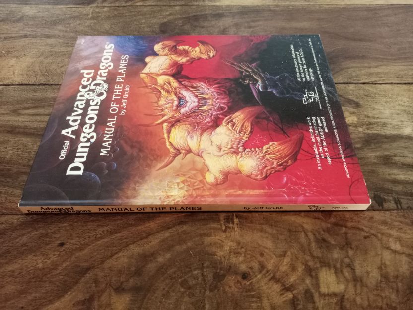 AD&D Manual of the Planes 1st Printing Hardcover TSR 1987