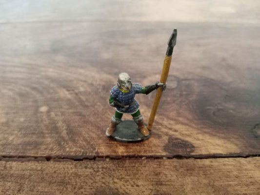 Grenadier Miniatures Fighting Man with Spear Metal