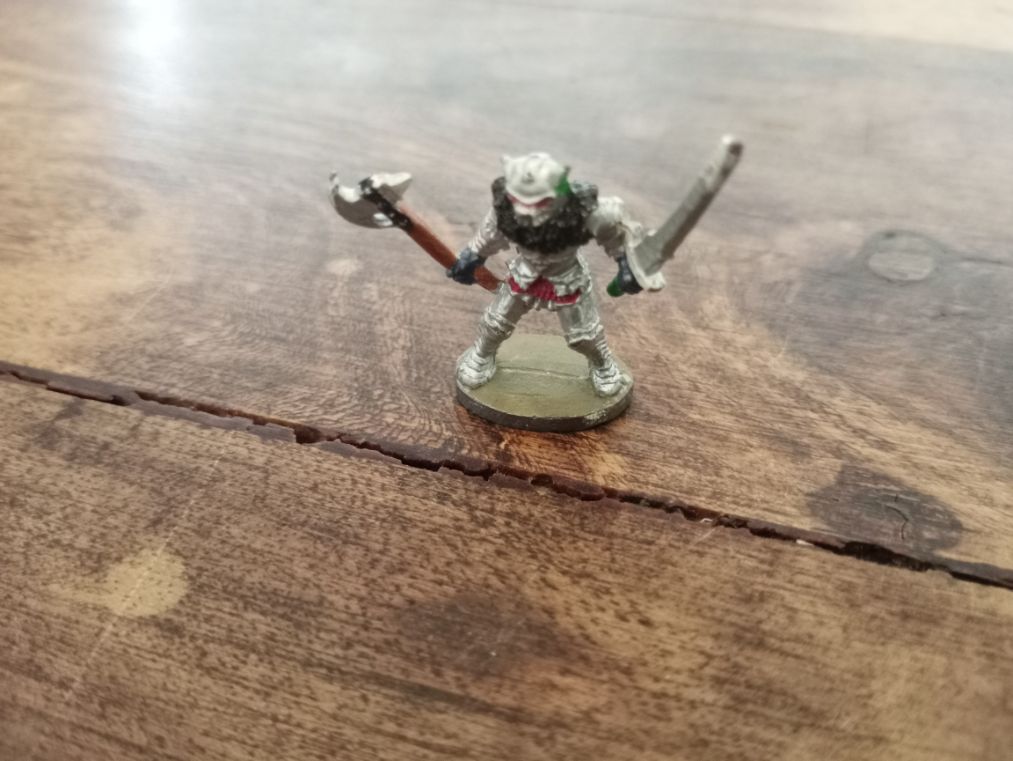 Grenadier Miniatures Warrior with Axe and Sword Metal