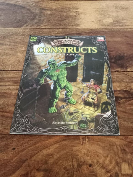 Constructs It Is Alive Encyclopaedia Arcane d20 Mongoose Publishing 2002