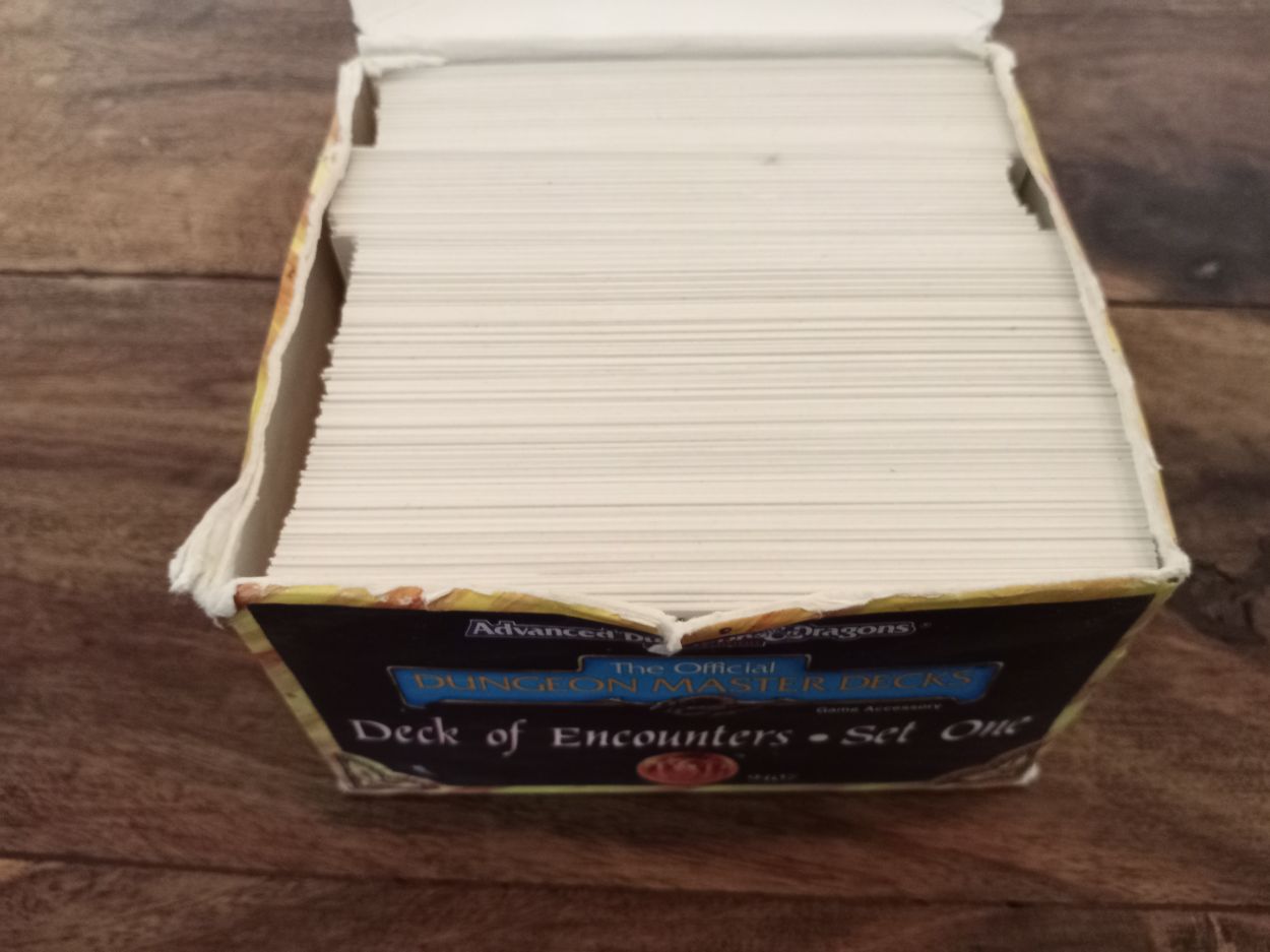 AD&D Deck of Encounters Set #1 TSR 9407 AD&D 1994