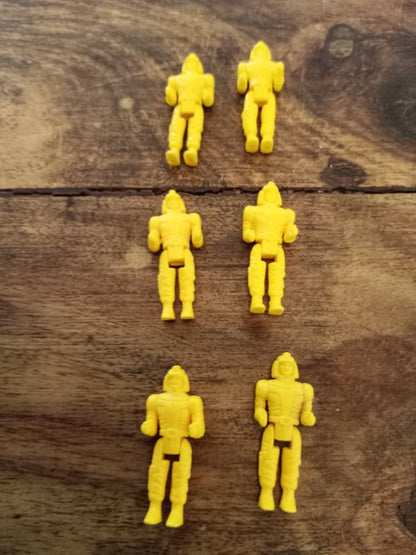 Tente Exin Mini Figure Space Driver Pilot Vintage Yellow –