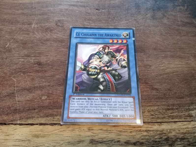 Yu-Gi-Oh! Cú Chulainn the Awakened STON-EN033 1st Edition