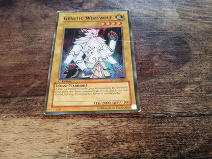 Yu-Gi-Oh! Gene-Warped Warwolf STON-EN001 1st Edition Super Rare