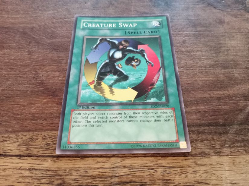 Yu-Gi-Oh! Japanese MA-33 Creature Swap Common Card - Lightly Played