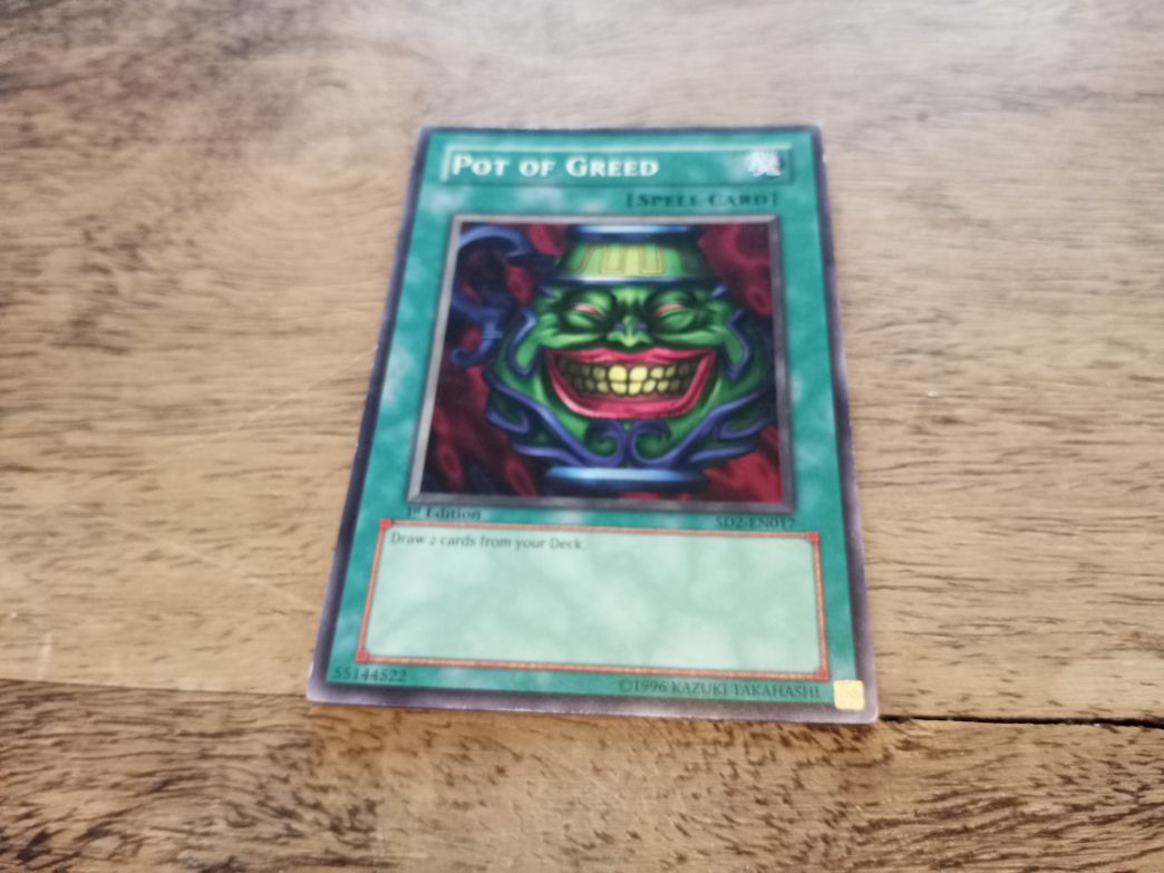 Yu-Gi-Oh! Pot of Greed SD2-EN017