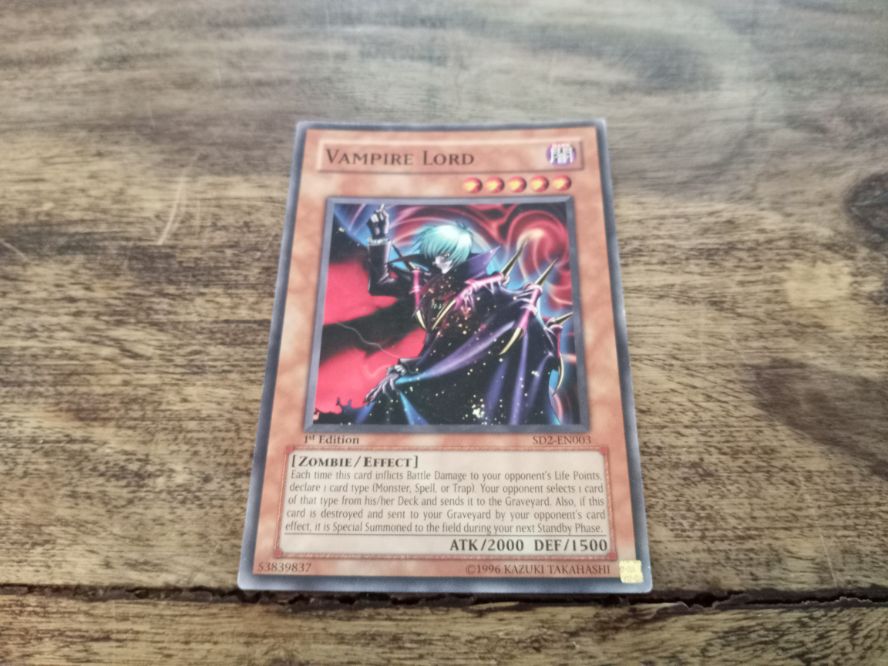 Yu-Gi-Oh! Vampire Lord SD2-EN003