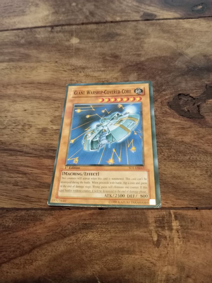 Yu-Gi-Oh! Giant Warship-Covered Core SOI-EN013