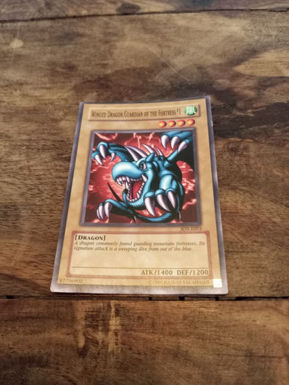 Yu-Gi-Oh! Winged Dragon Guardian Of The Fortress SDY-E003