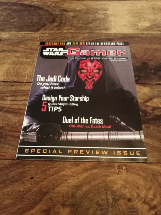 Star Wars Gamer Magazine Issue Number Special Preview Lucas Books