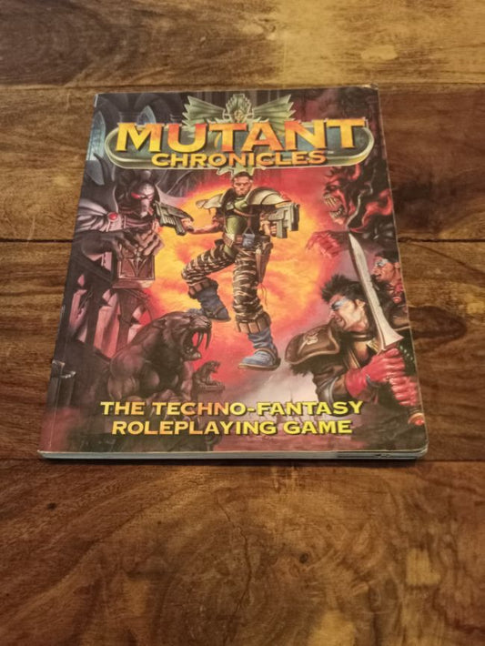 Mutant Chronicles Core Rulebook 1st Edition Target Games 1993