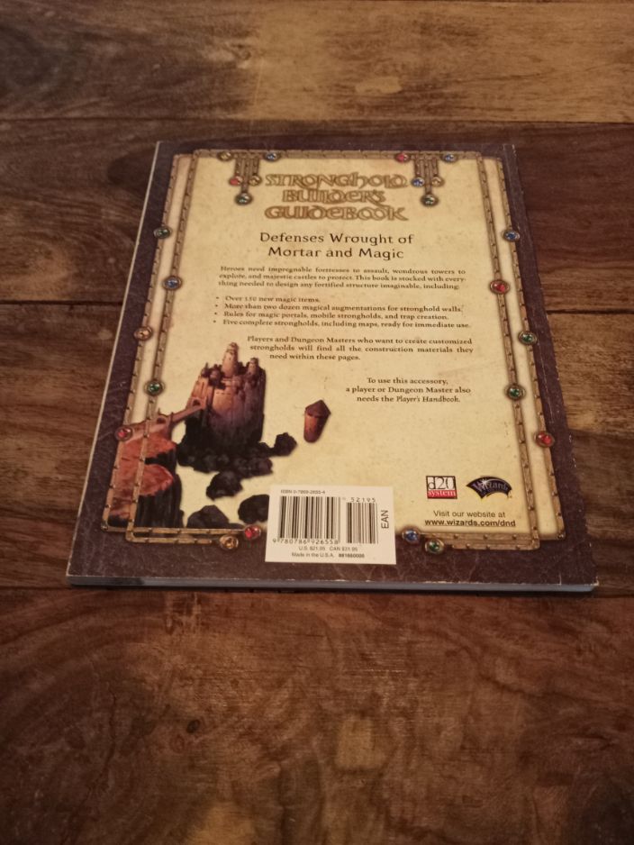 Dungeons & Dragons Stronghold Builder's Guidebook WOC 88166 Wizards of the Coast 2002