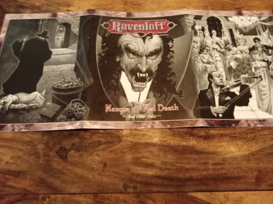 Ravenloft Masque of the Red Death Dungeon Masters Screen TSR AD&D 1994