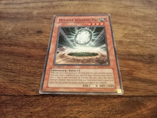 Yu-Gi-Oh! Miracle Jurassic Egg SD09