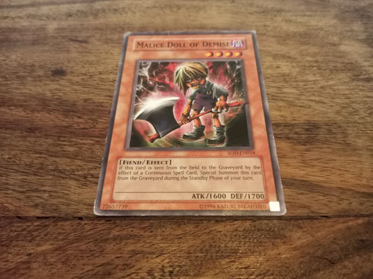 Yu-Gi-Oh! Malice Doll Of Demise SOD-EN018