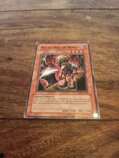 malice yugioh cards Dark Spirit of LED5-EN003 Super Rare 1st Ed NM All cards will be carefully packed for safe transit. Yu Gi Oh : SOD-EN018