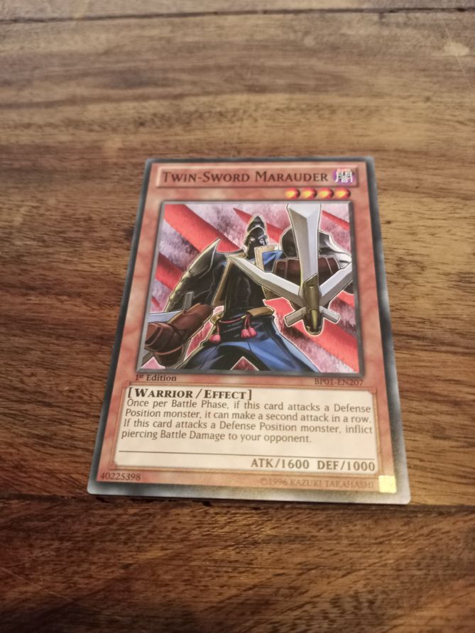 Yu-Gi-Oh! Twin-Sword Marauder BP01-EN207