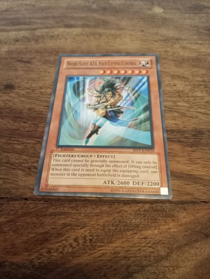 Yu-Gi-Oh! Gearfried the Swordmaster SD5-EN016