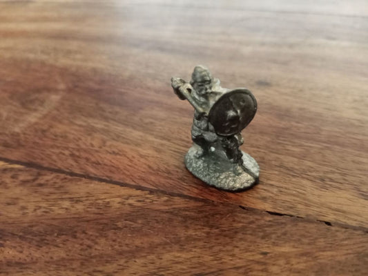 Fighter with Shild and Mail Metal Miniature