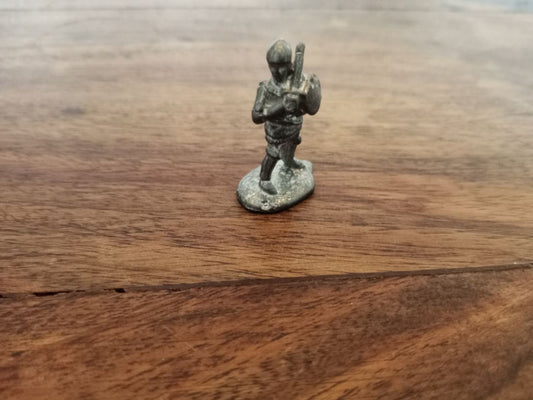 Fighter with Sword and Shield Metal Miniature