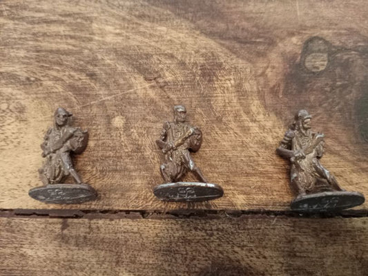 Undead With Sword and Shield Metal Miniature