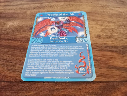 Gormiti Devilfenix Airlord Card Third Series III