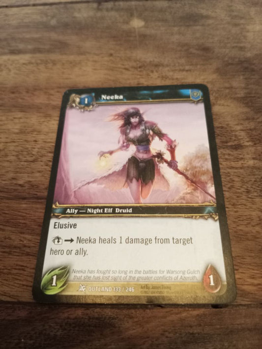 World of Warcraft Neeka Outland Trading Card