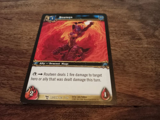 World of Warcraft Routeen Legion Trading Card