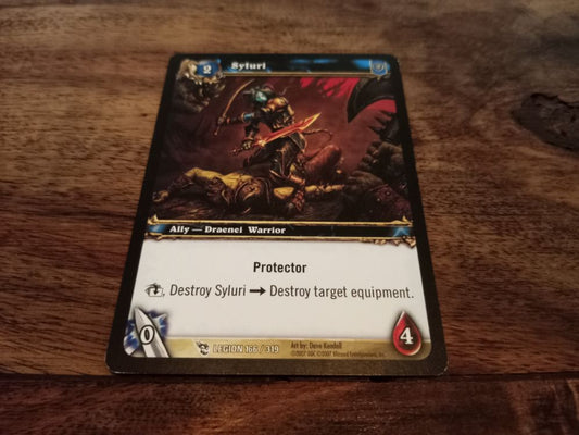 World of Warcraft Syluri Legion Trading Card