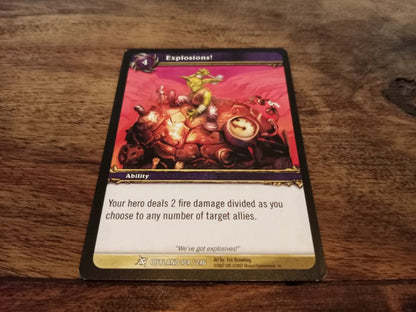 World of Warcraft Explosions! Outland Trading Card