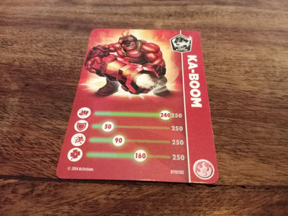 Skylanders Ka-Boom Trading Cards