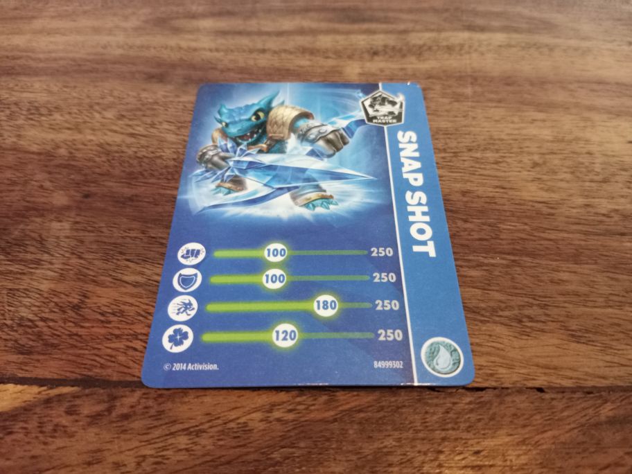 Skylanders Snap Shot Trading Cards