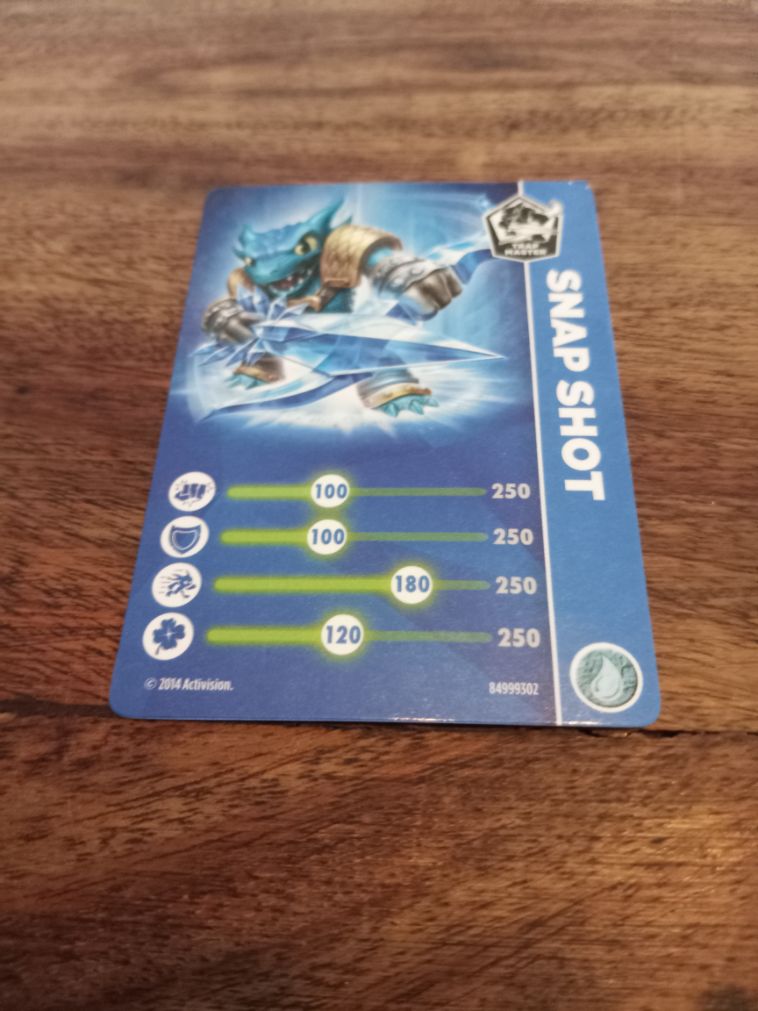 Skylanders Snap Shot Trading Cards