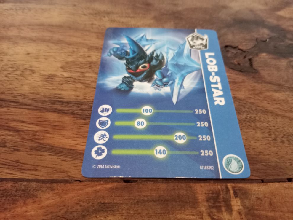 Skylanders Lob-Star Trading Cards