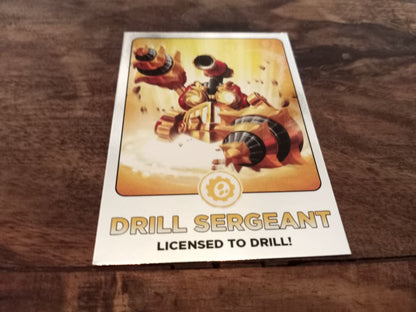 Skylanders Drill Sergeant 136 Trading Cards