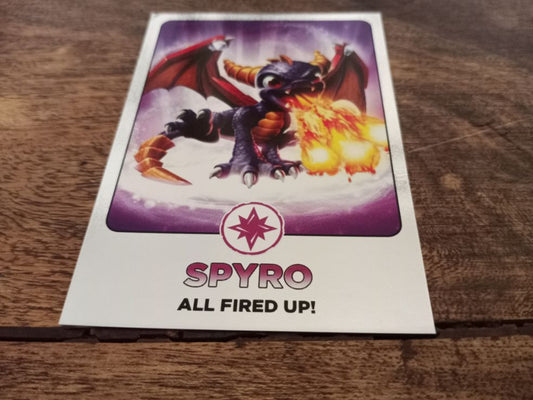 Skylanders Spyro Topps 128 Giants Trading Cards