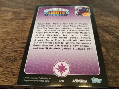 Skylanders Spyro Topps 128 Giants Trading Cards