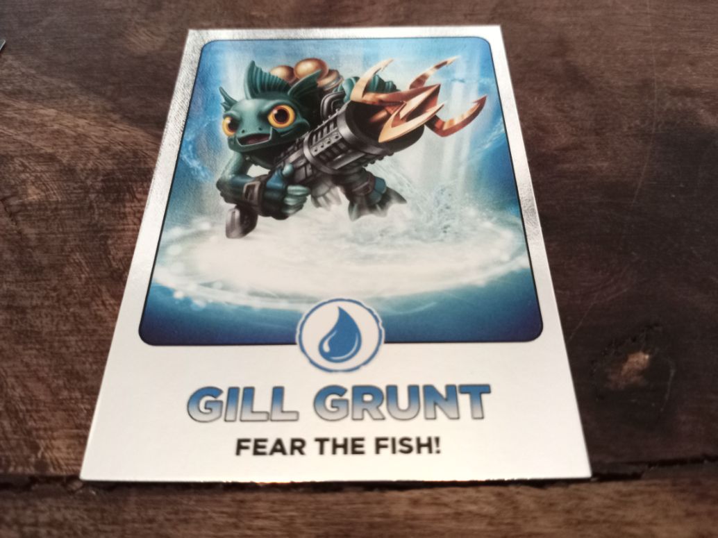 Skylanders Gill Grunt Topps 126 Giants Trading Cards