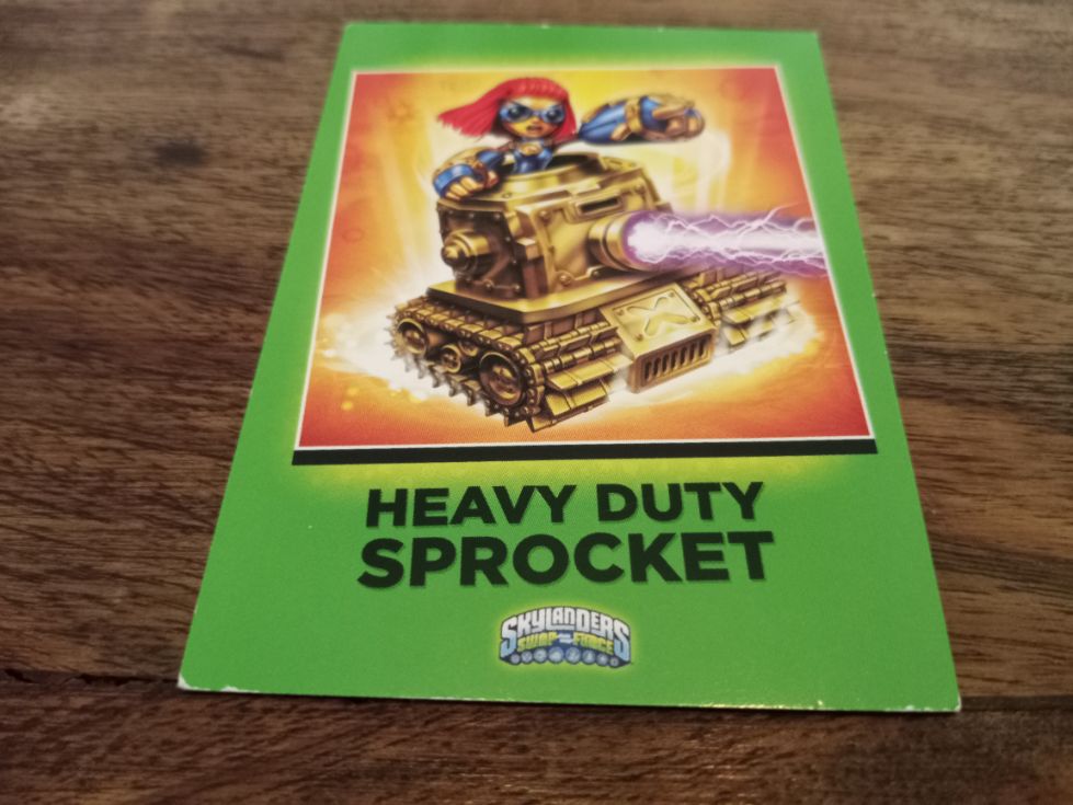 Skylanders Heavy Duty Sprocket Topps 248 Trading Cards