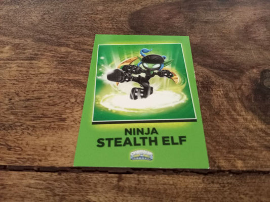 Skylanders Ninja Stealth Elf 241 Topps Trading Cards