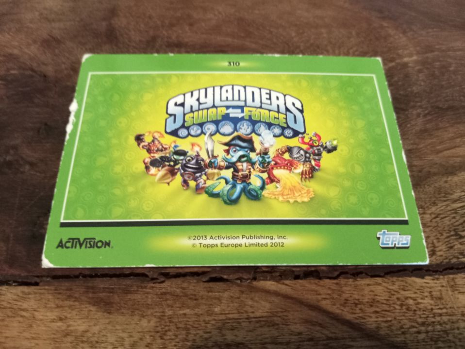 Skylanders Magna Buckler 310 Topps Trading Cards