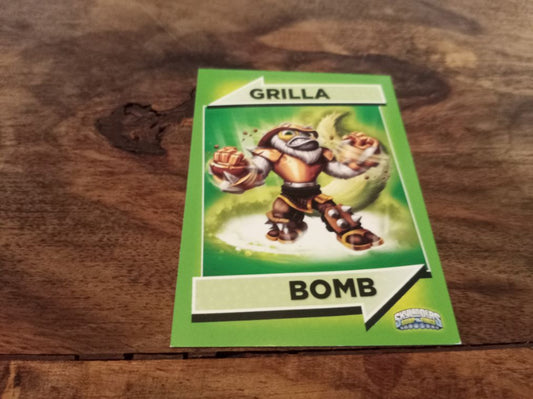 Skylanders Grilla Bomb 171 Topps Trading Cards
