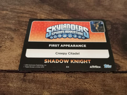 Skylanders Shadow Knight 84 Topps Trading Cards