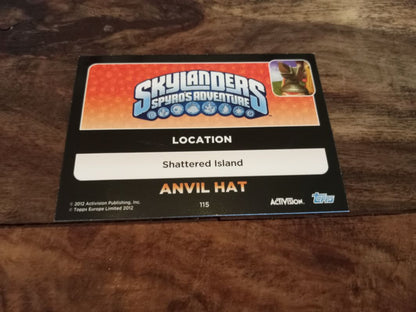 Skylanders Anvil Hat 115 Topps Trading Cards