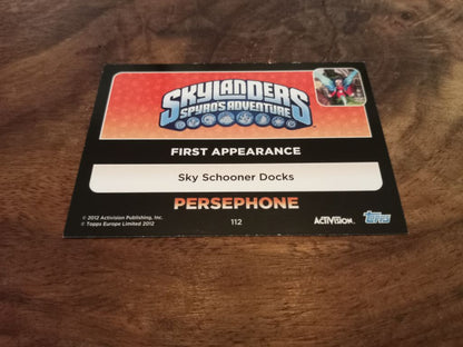 Skylanders Persephone 112 Topps Trading Cards