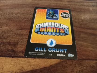 Skylanders Grunt C3 Topps Trading Cards