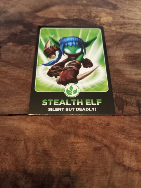 Skylanders Stealth Elf 28 Topps Trading Cards